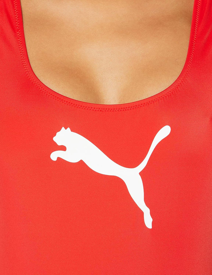 Puma Damen Swimsuit Badebekleidung (1er Pack) XS Rot, XS Rot
