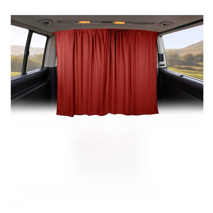 Autogardinen Fahrerhaus Mass Gardinen Camping Sonnenschutz Rot 160x180, Rot / Autogardinen Fahrerhau