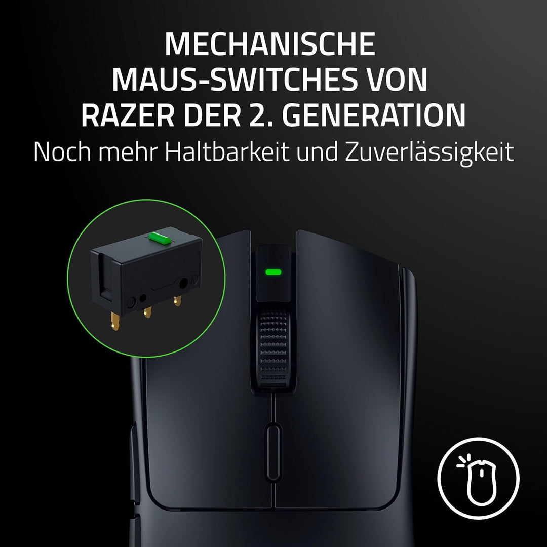 Razer Viper V3 HyperSpeed - Kabellose Esports Maus (Focus Pro 30K Optical Sensor, Bis zu 280 Std. Ak