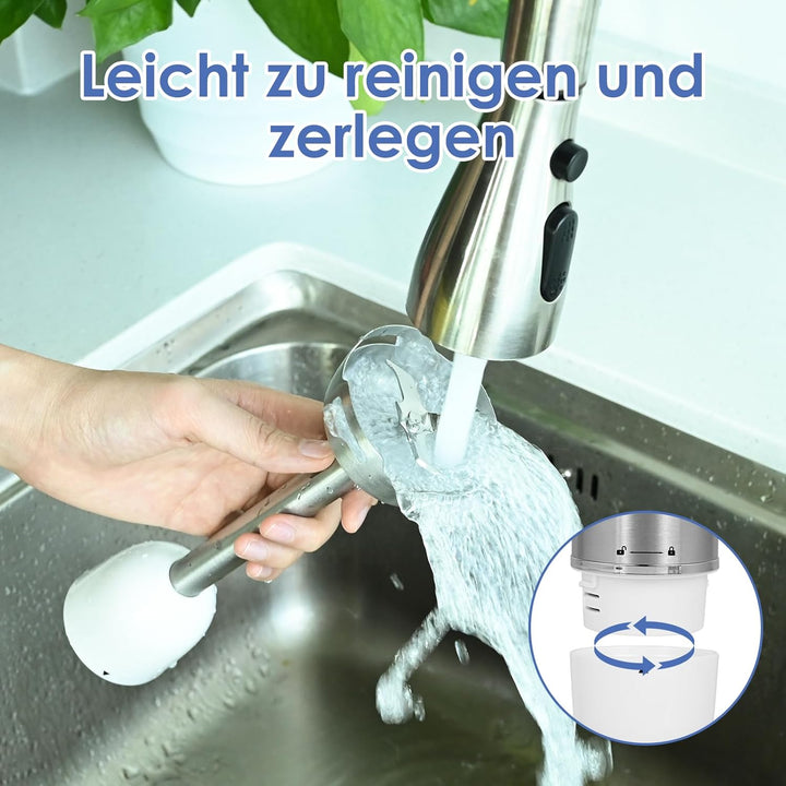 4 in 1 Stabmixer Elektrischer,1000W,Elektrische Stabmixer set,weiss