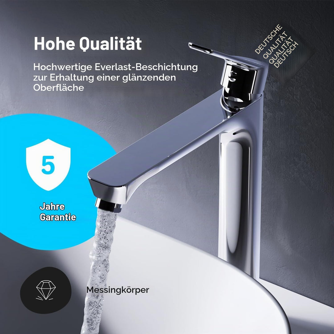 AM.PM Hit AM.PM Waschtischarmatur Waschbeckenarmatur Wasserhahn Bad Badarmatur Mischbatterie Waschbe
