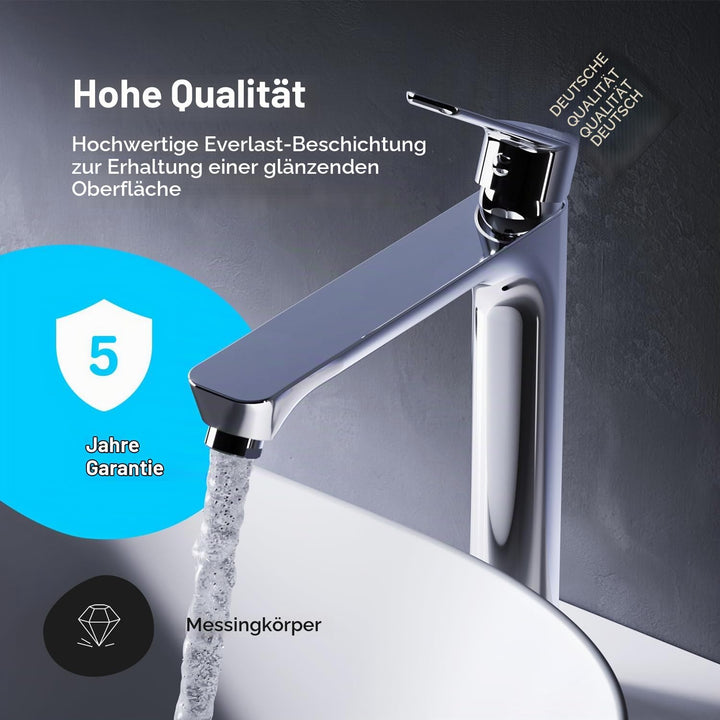 AM.PM Hit AM.PM Waschtischarmatur Waschbeckenarmatur Wasserhahn Bad Badarmatur Mischbatterie Waschbe