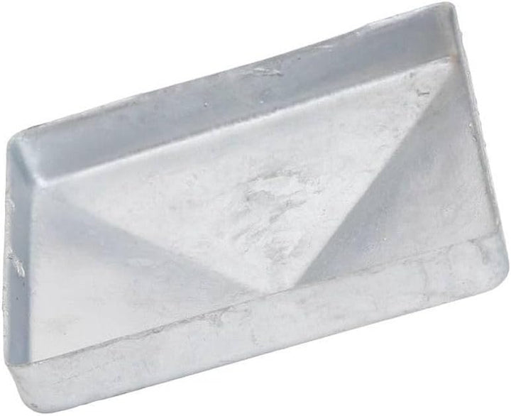 25 x Pfostenkappe 141 x 141 mm Pyramide – Feuerverzinkter Stahl – Pfostenabdeckung für 140x140 mm Ho