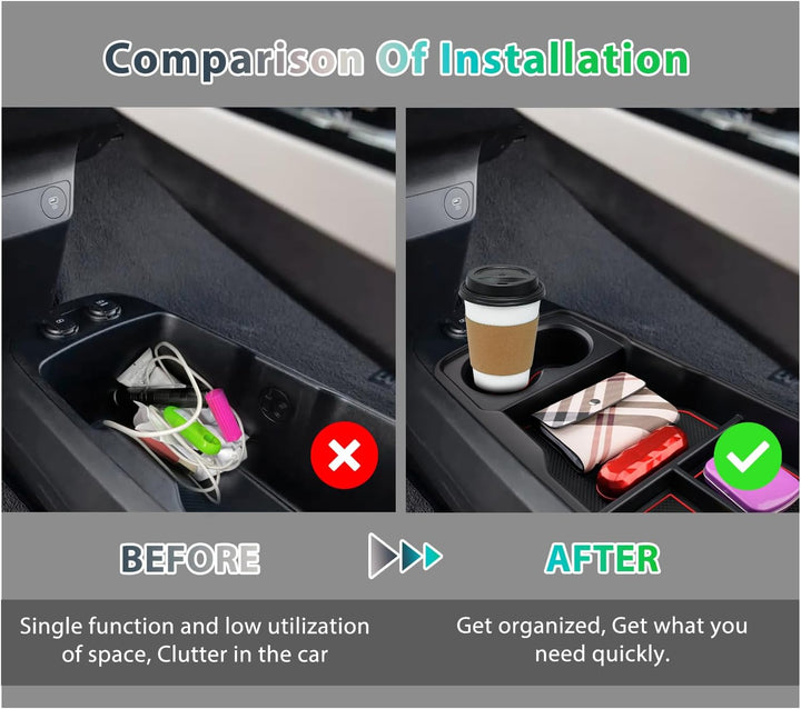 GAFAT Ki-a EV6 2021-2024 2025 Mittelkonsole Aufbewahrungsbox, EV6 2023 Organizer Tray Handschuhfach