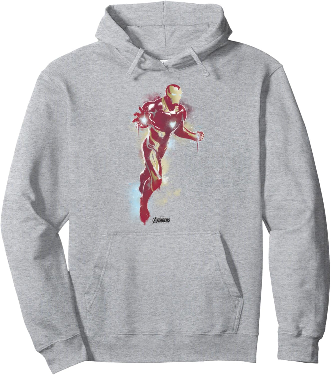 Marvel Avengers: Endgame Iron Man Spray Paint Portrait Pullover Hoodie