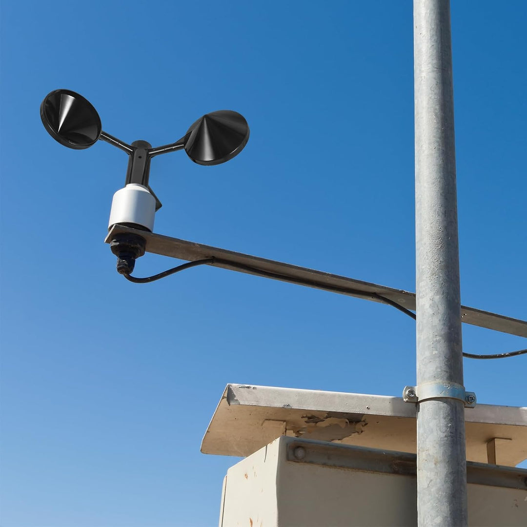 BESPORTBLE Wind Sensor Überwachung Ausgang Sender Gehäuse Abs Anemometer Gehäuse Schwarz Wind Anzeig