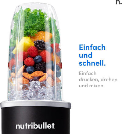nutribullet Pro Pulse, Elektrischer, Smoothie Maker, Multifunktionaler Mixer und Blender, 1200 Watt
