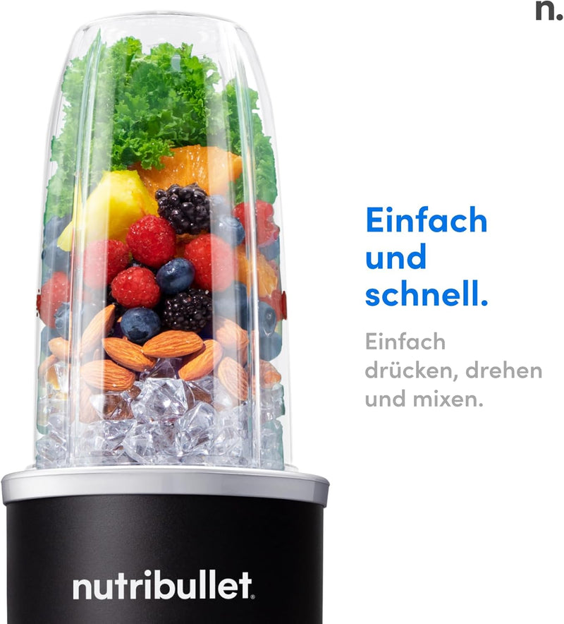 nutribullet Pro Pulse, Elektrischer, Smoothie Maker, Multifunktionaler Mixer und Blender, 1200 Watt