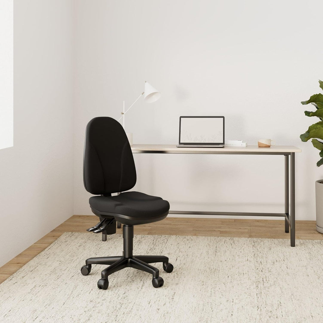 Topstar Point 35, Bürostuhl, Schreibtischstuhl, Rückenlehne höhenverstellbar, Bezugsstoff schwarz, 1