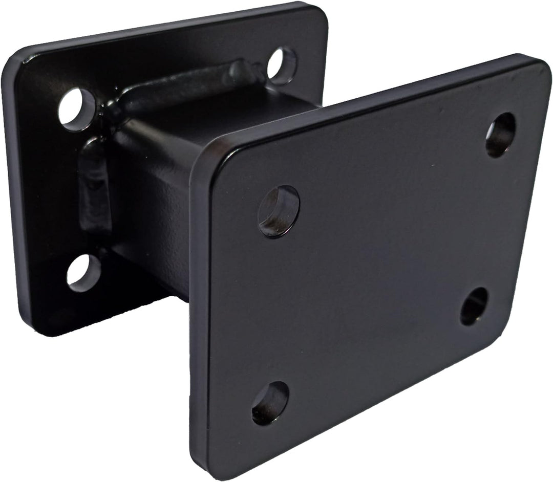 XIMPLIO Anhängerkupplung Verlängerung 100 mm Hakenverlängerung Adapter für AHK-Anschraubplatte Flans