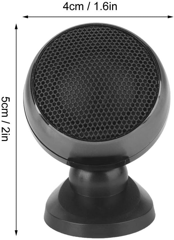 KIMISS Auto Koaxial Lautsprecher, 2er Auto Hochtöner Super Power Lautsprecher Musik Stereo Audio Lau
