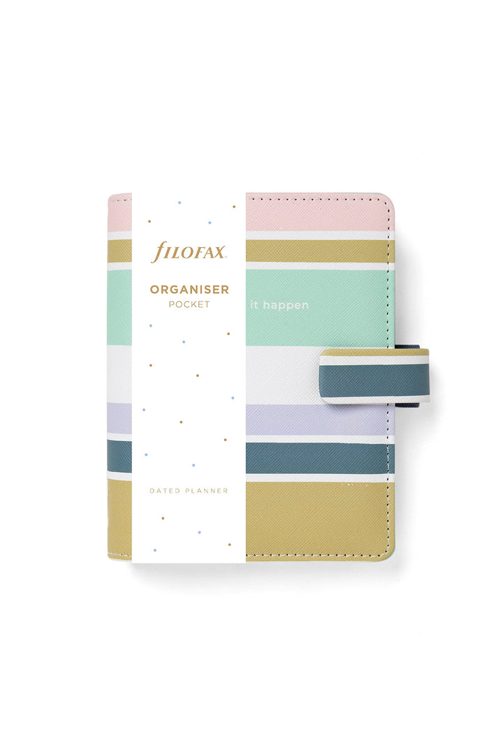 Filofax Pocket Good Vibes Organizer, gestreift Tasche, Tasche