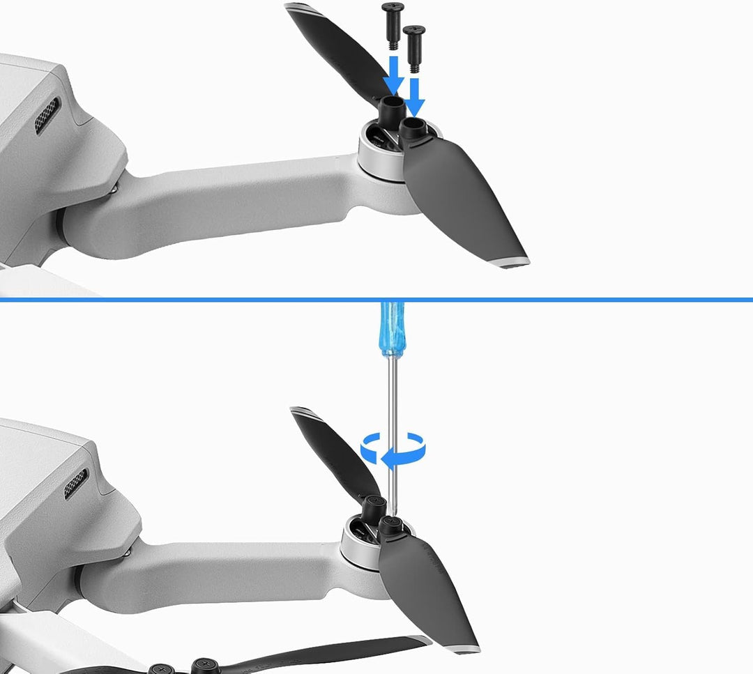 Propeller für DJI Mini 4K/2/2 SE/SE Drohnen Ersatz Propeller Blätter Geräuscharm Flügel für DJI Mini
