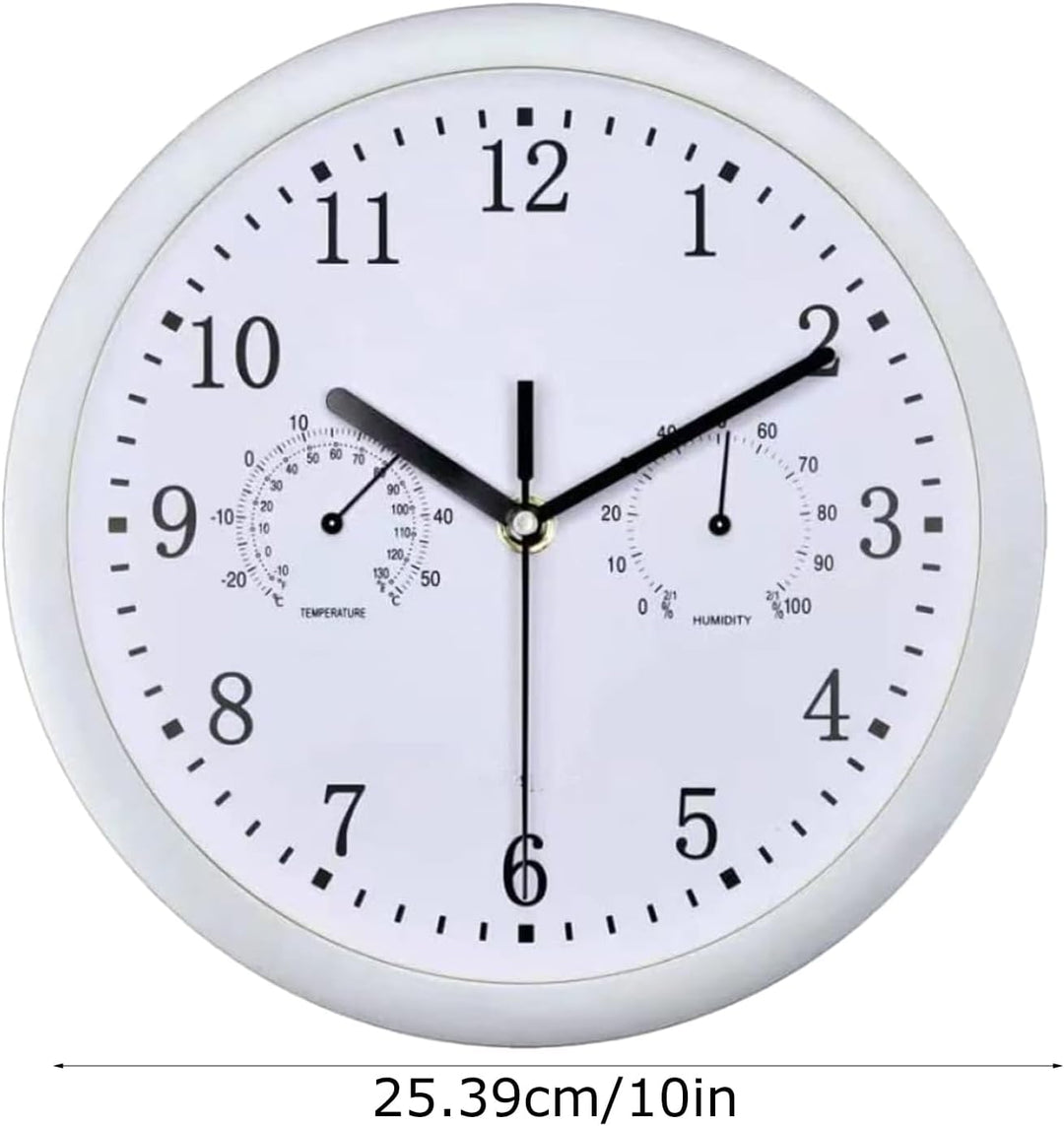 Generisch Aussenuhren Für Terrasse Garten | wasserdichte Gartenuhr Retro Design 25cm Durchmesser ABS