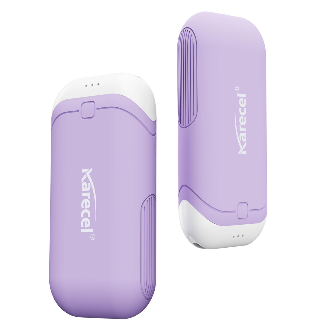 Karecel Handwärmer elektrisch, 2er-Pack Wärmeleitfähiges Silikon-handwärmer, 10000mAh USB Wiederaufl