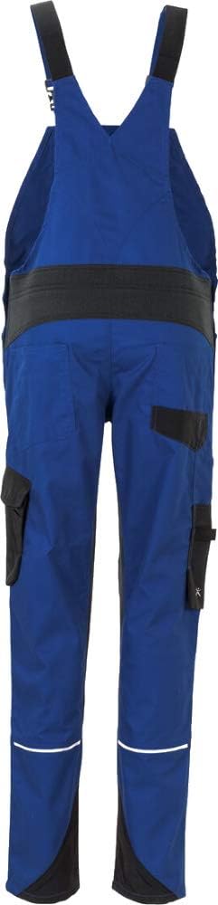 Planam Norit Damen Latzhose viele Farben alle Grössen 34 kornblau/schwarz, 34 kornblau/schwarz