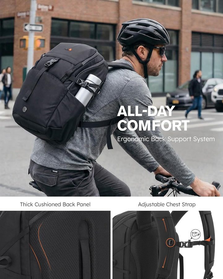 Tolaccea Reiserucksack Handgepäck Flugzeug 30L - Business Rucksack mit 15,6 Zoll Laptopfach, Arbeits