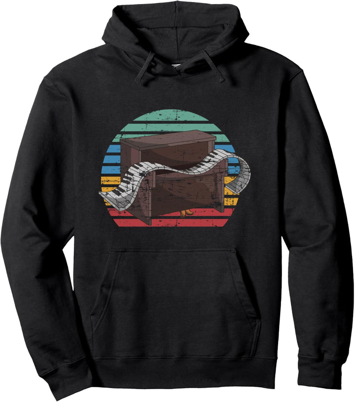 Klassische Musik Pianisten Geschenk Retro Piano Klavier Pullover Hoodie