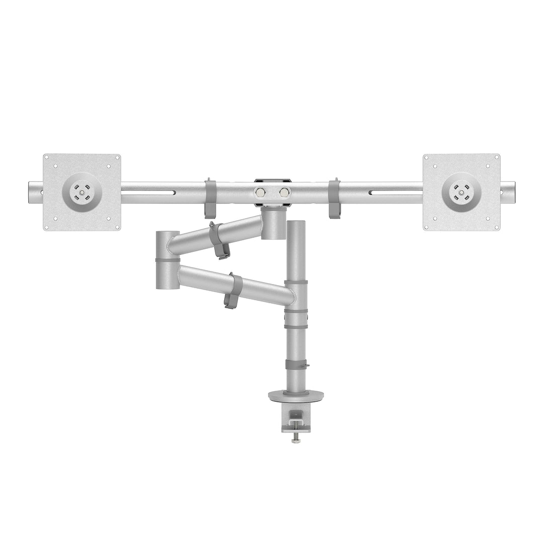 Dataflex Viewgo Monitorarm - Schreibtisch 132 Silber, Platzsparender ergonomischer Monitorständer fü