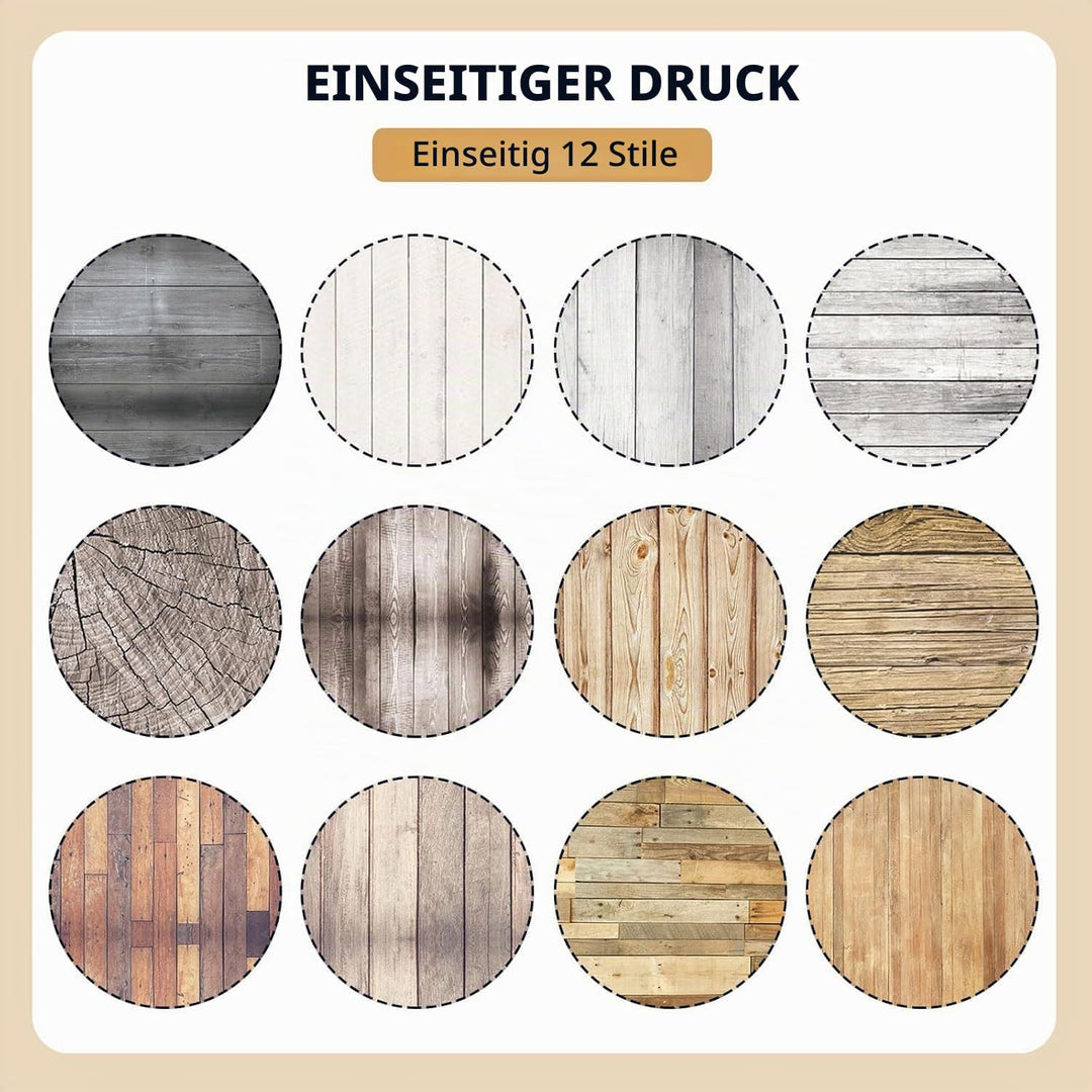 48 Blätter Scrapbook Papier 30x30 cm Dekoratives Craft Papier mit Holz Texturen und Muster für DIY H