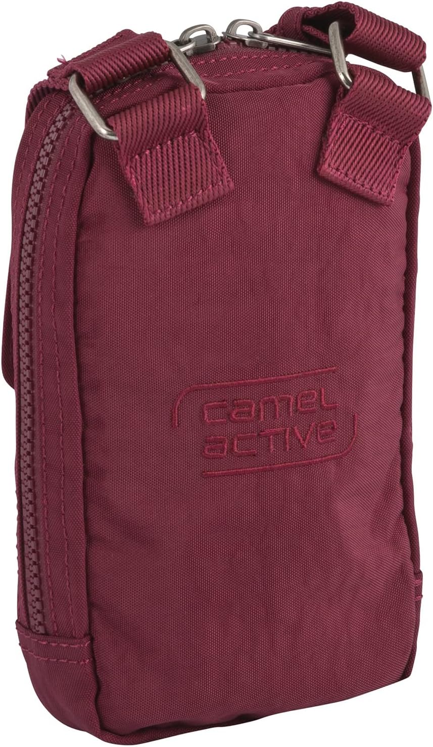 camel active Journey Herren Umhängetasche Crossbody Bag Klein Dark Red XS, Dark Red XS