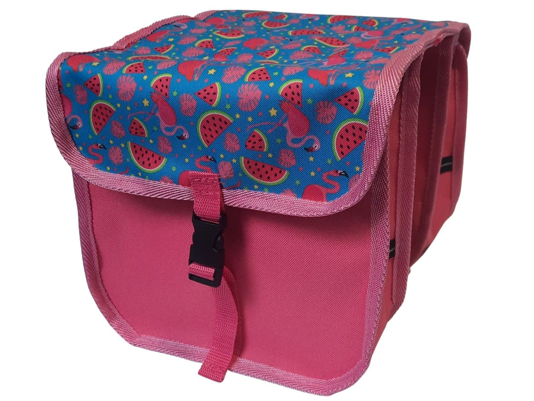 Beluko FAHRRADTASCHE 14-20 Zoll Kinder Satteltasche Gepäckträgetasche Doppel 2 x 5l (47 - Mini - Fla