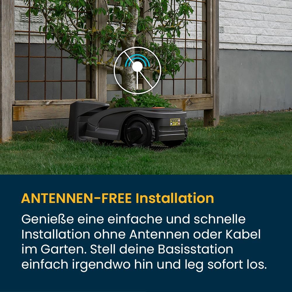 STIGA A 8 - Autonomer Mähroboter, kabellos, AGS & GPS-RTK Navigation, bis zu 800 m², App-gesteuert,