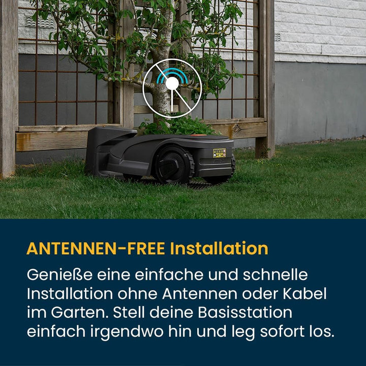 STIGA A 8 - Autonomer Mähroboter, kabellos, AGS & GPS-RTK Navigation, bis zu 800 m², App-gesteuert,