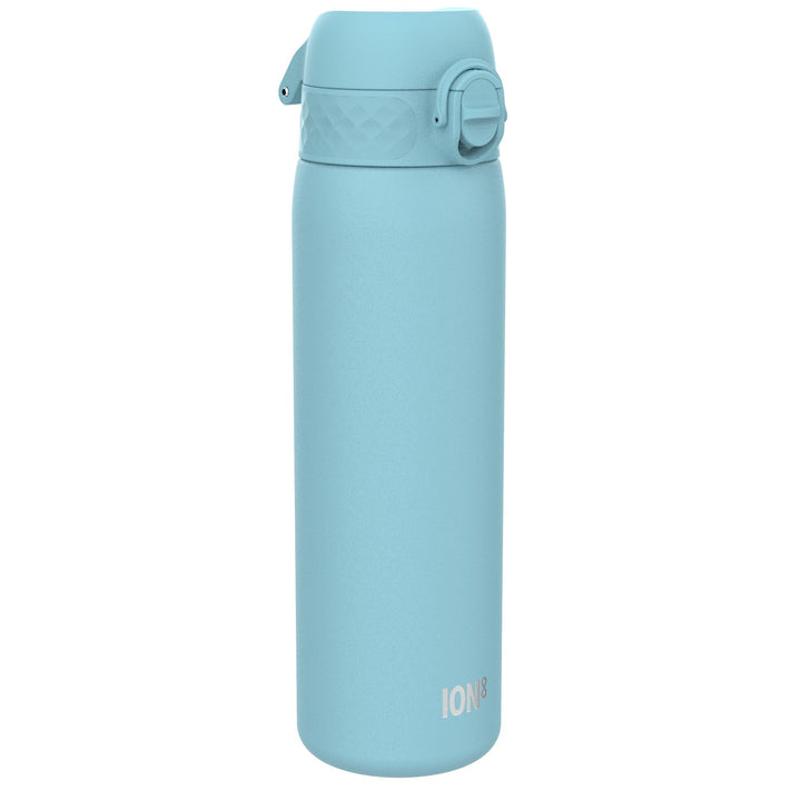 Ion8 Stahl-Trinkflasche, 600 ml, Auslaufsicher, Einhandöffnung, Sichere Verriegelung, Spülmaschinenf