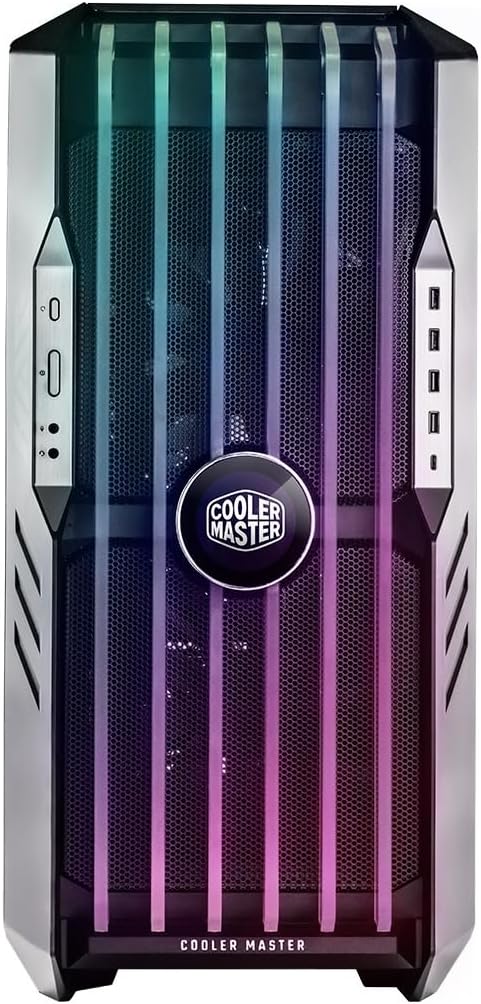 Cooler Master HAF 700 EVO PC-Gehäuse – Big-Tower mit 5 x vorinstallierten Lüftern, E-ATX-Kompatibili