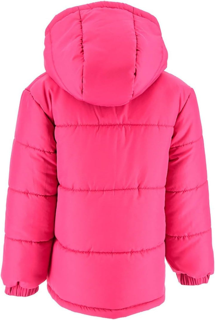 Disney Minnie Mouse Mantel für Mädchen, Warme und Weich Gepolsterte Jacke, Kapuzenmantel für Mädchen