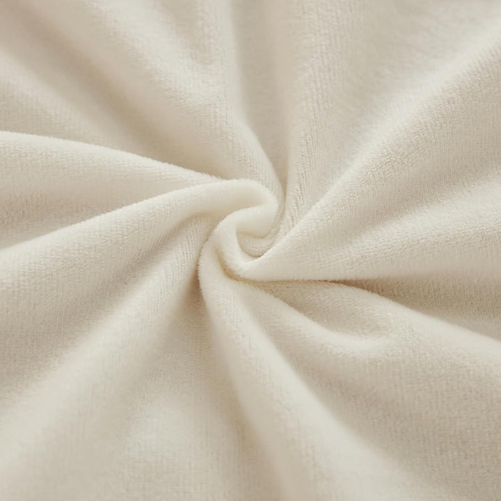 EMME Plüsch Bettwäsche Set 200x200cm Biber Flauschige Bettdecke Set für Bett Shaggy und Plüsch weich