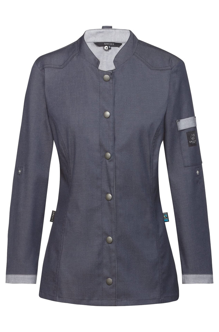 Greiff Gastro Moda Cuisine Damen Kochjacke Bikerstyle Regular