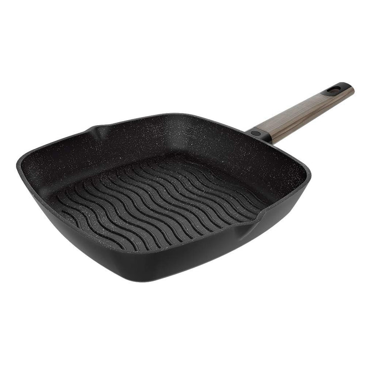 Cecotec Grill Polka Excellence 28 Grill Force, Durchmesser 28 cm, Aluminiumguss, Antihaftbeschichtun