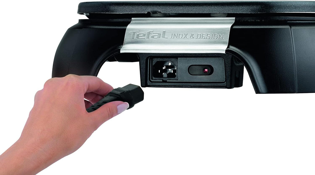 Tefal Crep Party Edelstahl & Design PY558813 - Pfannkuchen- und Antihaftbeschichtung aus Edelstahl m