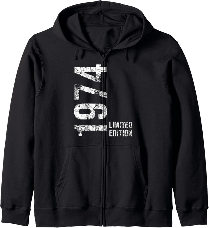 50. Geburtstag Mann Frau 50 Jahre 1974 Geburtstags Kapuzenjacke