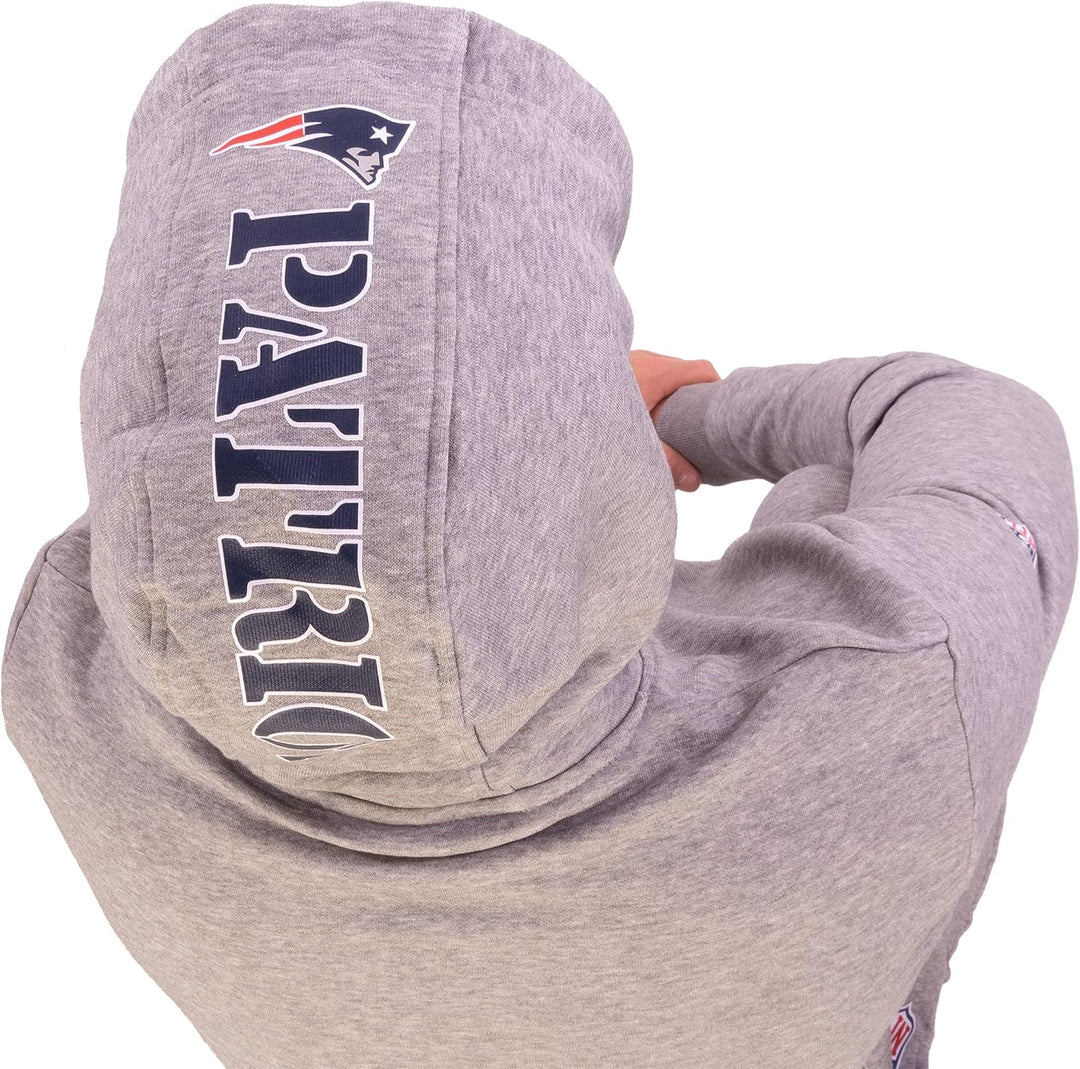 New Era Tampa Bay Buccaneers Hoodie Herren Kapuzenpullover New England Patriots Light/Grey S, New En