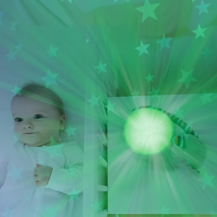 Personalisierbarer Kiki die Katze Sternenlicht Projektor – Nachtlicht Baby mit Musik & farbigen Ster