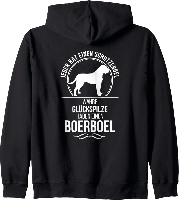 Boerboel Schutzengel Hund Hundespruch Hunde Kapuzenjacke