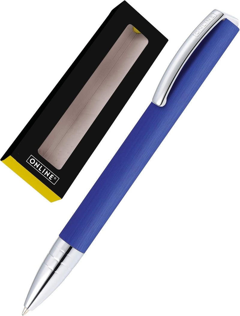 ONLINE Kugelschreiber Vision Blue I Drehkugelschreiber mit Standard Grossraummine in Strichstärke M,