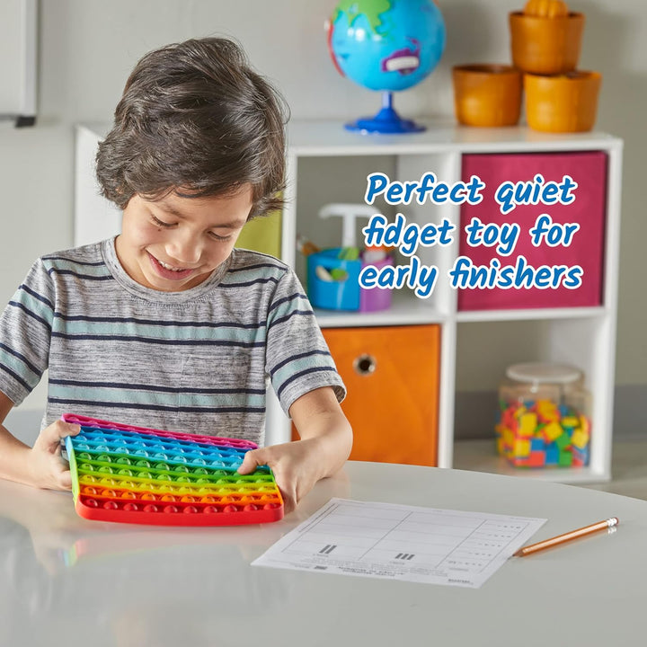 Learning Resources Sensorik-Poppit Hunderter-Zahlenbrett, drücken und zählen, Stressabbau-Spielzeug