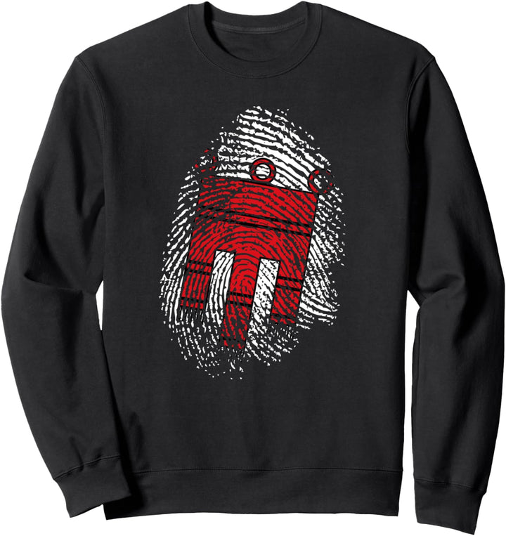 Vorarlberg Wappen Fingerabdruck Arlberg Geschenk Sweatshirt