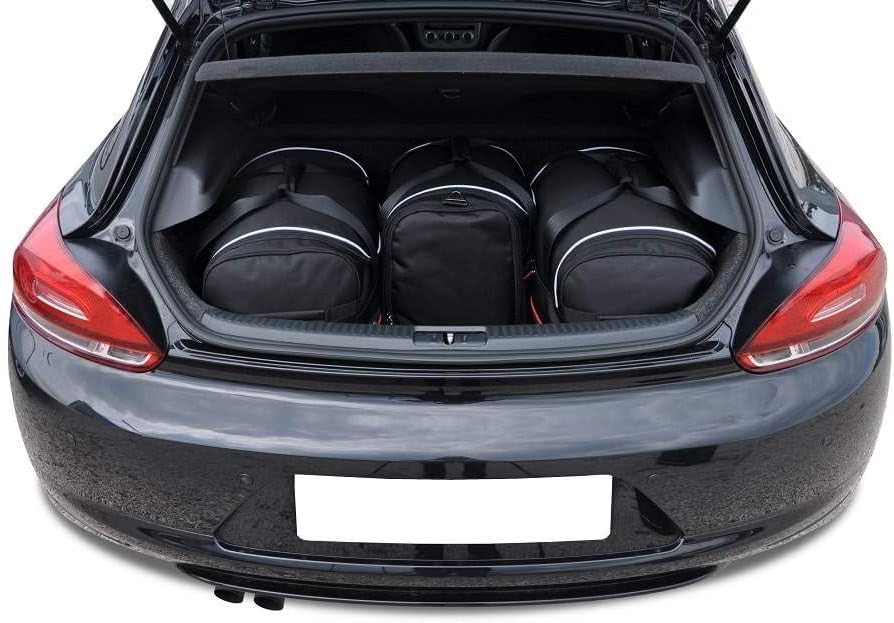 KJUST Dedizierte Reisetaschen 4 stk kompatibel mit VW SCIROCCO III 2008-2017