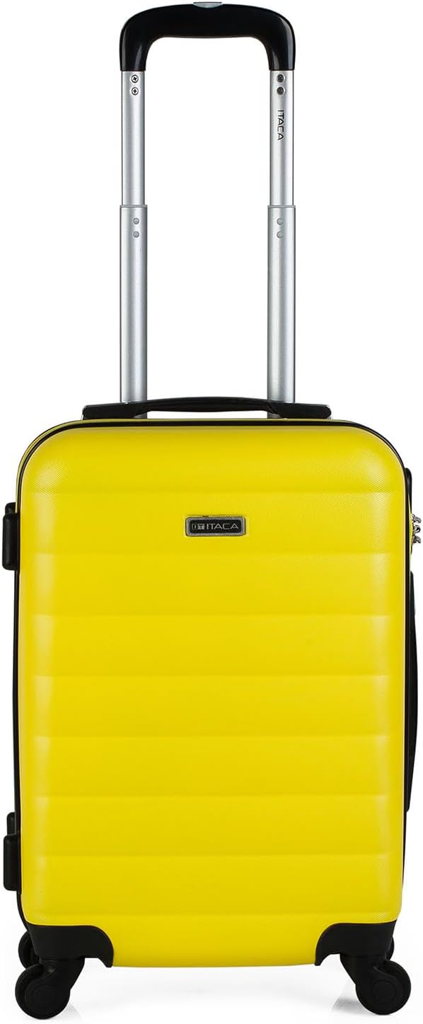ITACA - Trolley Handgepäck Cabin Trolley Koffer Reisekoffer Hartschalenkoffer mit Zahlenschloss - Ka
