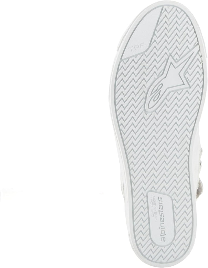 Alpinestars Stated Motorrad Schuhe, weiss/grau, 10.5 (43.5) Weiss Kühles Grau 43.5 EU, Weiss Kühles