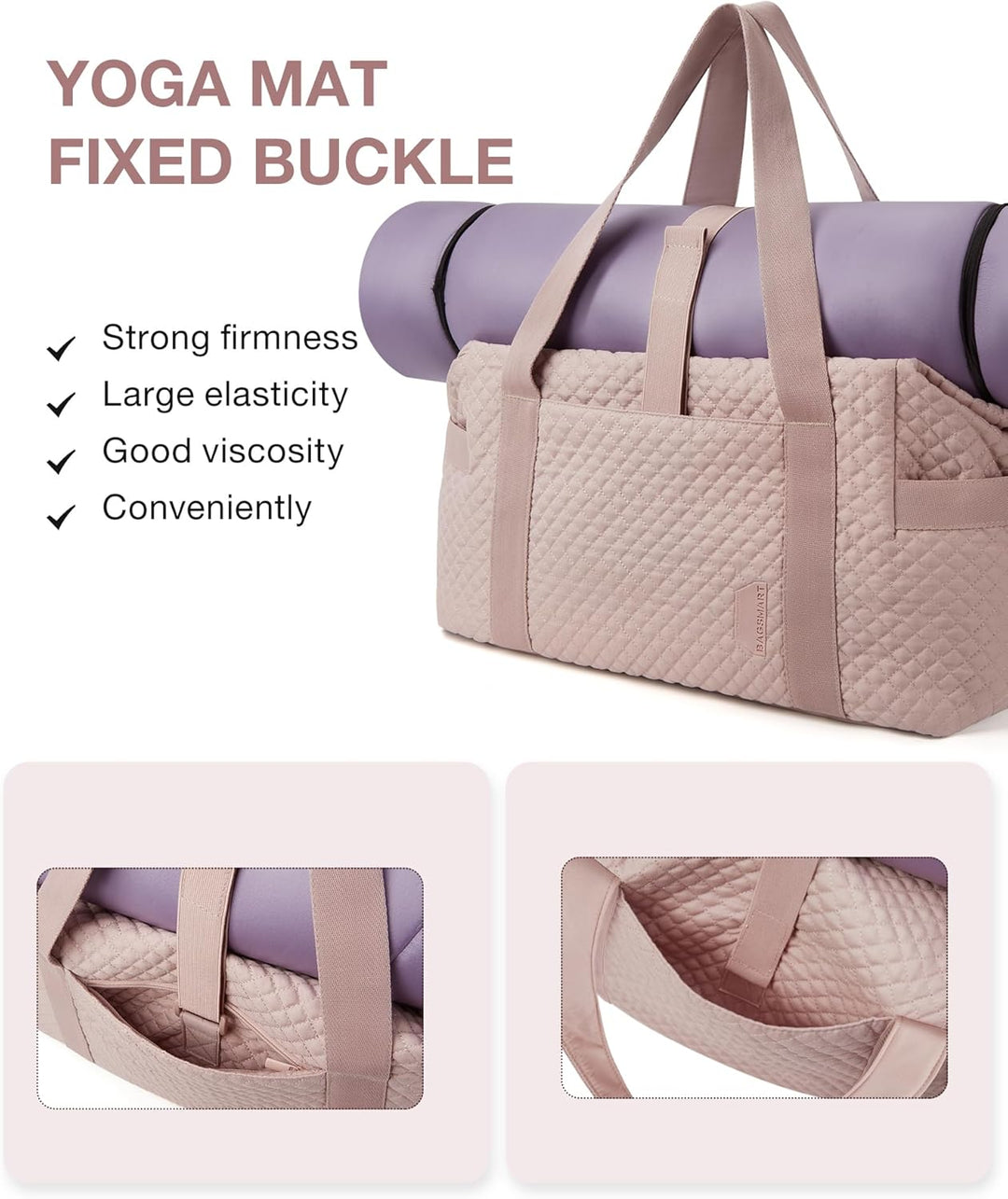 BAGSMART Reisetasche Handgepäck Tasche Weekender Bag, Sporttaschen Travel, Carry On Grosse Overnight