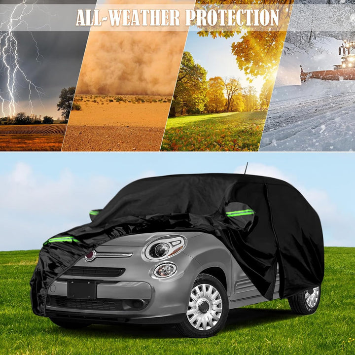 Autoabdeckung Wasserdicht Ersatz für FIAT 500L/Trekking/Cross/Urban 2012-2023 (excluding Living) Aut