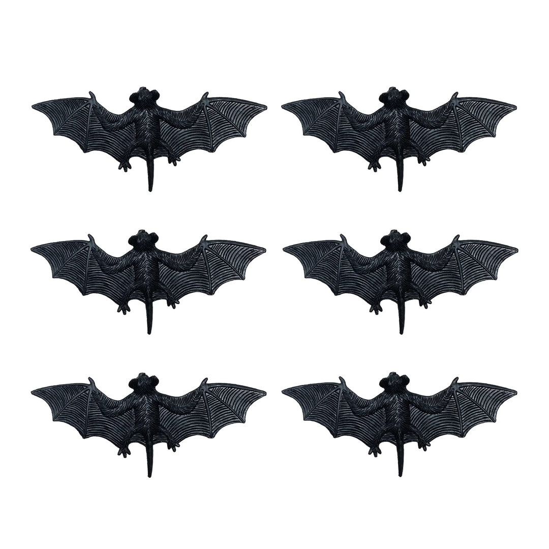 Oblique Unique® Horror Streudeko Fledermäuse 6 Stück Fledermaus Tischdeko für Halloween Deko Faschin