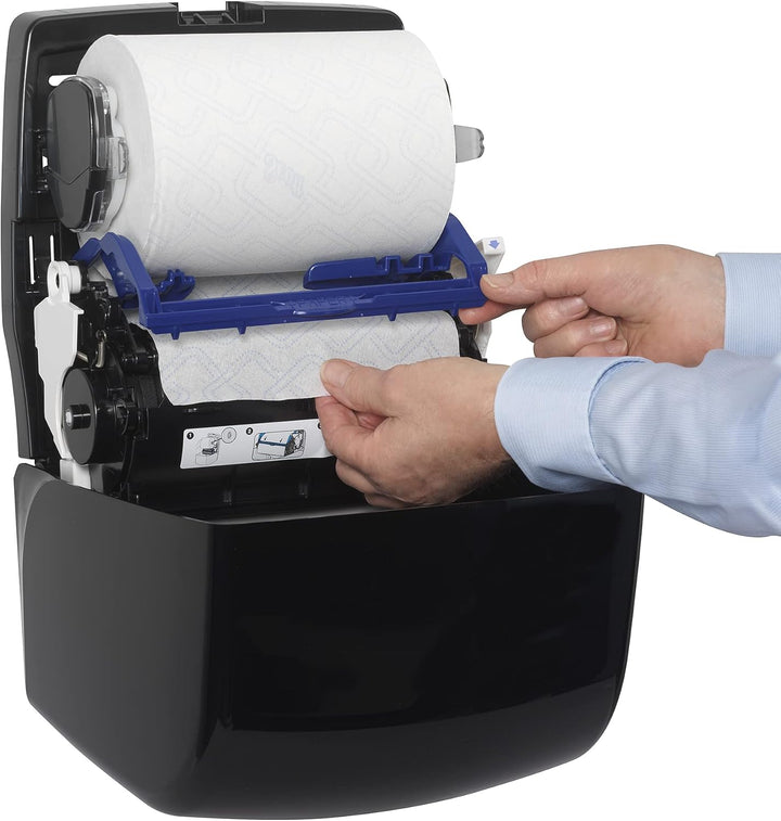 Aquarius, 7956, Slimroll Rollenhandtuchspender, Schwarz, 1 x 1 Spender