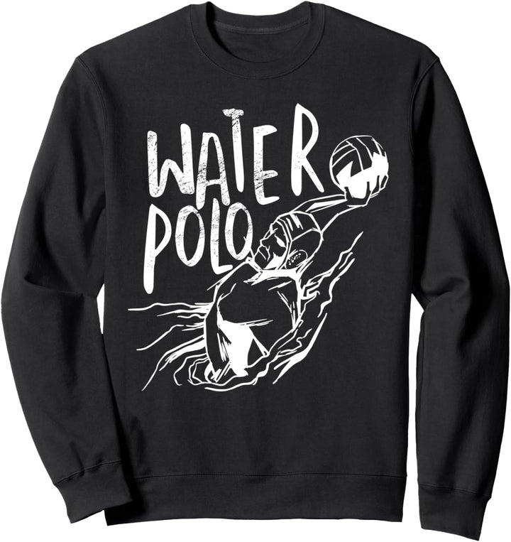 Wasserball Spieler Grunge Style - WaterPolo Geschenkideen Sweatshirt